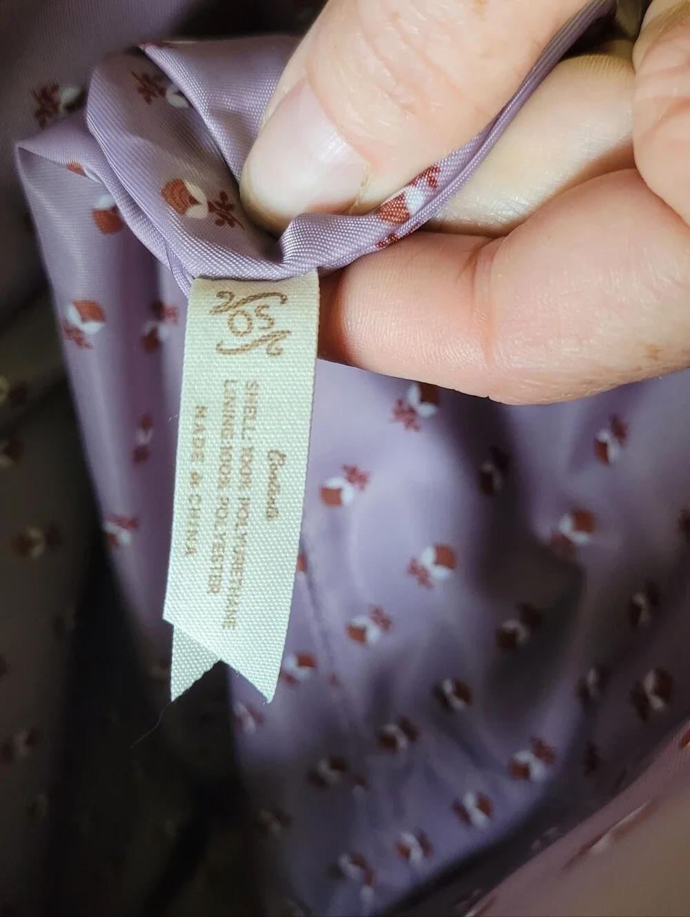 Matilda Jane Moments With You Plum Perfect Floral Faux Leather Backpack NWOT